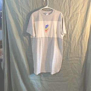 Nike t-shirt dress new with tags oversized size small